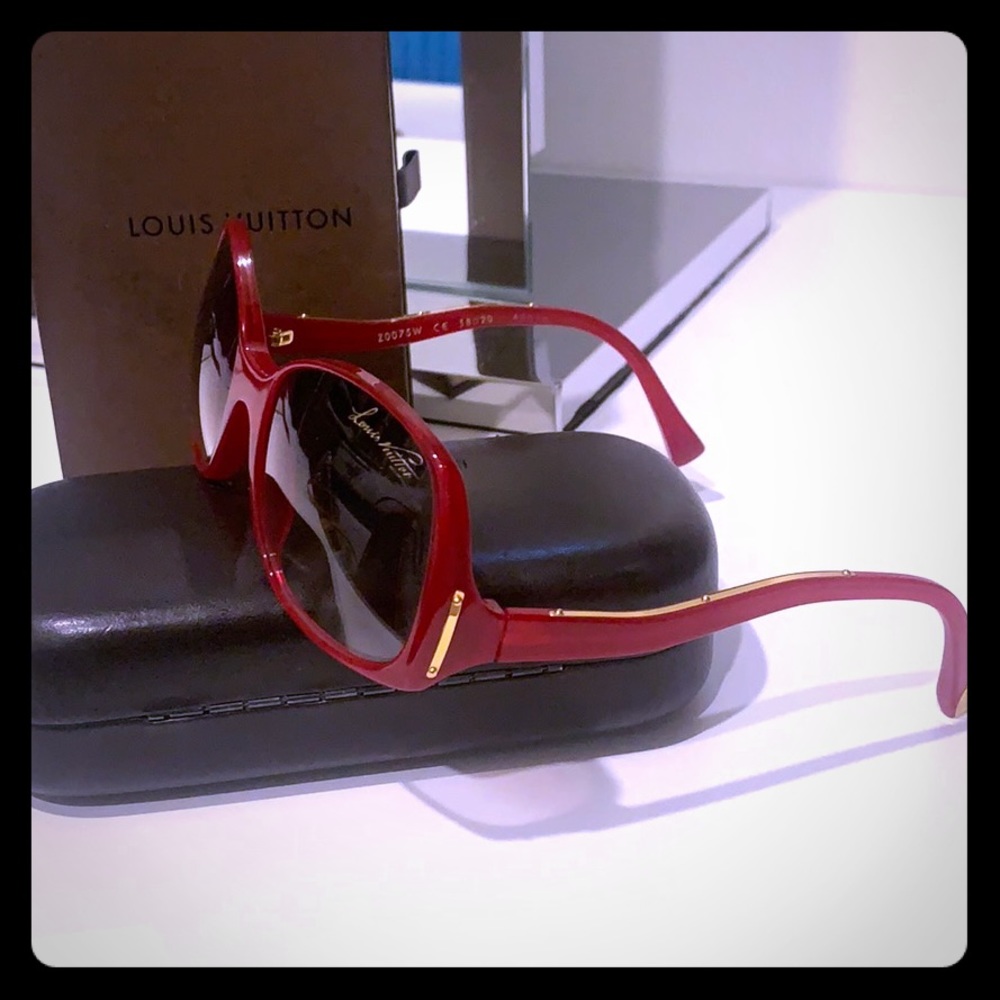 Louis Vuitton Red Gina sunglasses glasses lv